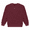 Red, variant on Unisex Sherpa Fleece Crewneck Sweatshirt, Arm & Chest Zipper Access for Dialysis, Chemo & Infusion, Black, L