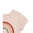 thumbnail image 3 of Garanimals Toddler Girls Short Sleeve Tie Front T-Shirt, Sizes 12M-5T, 3 of 5