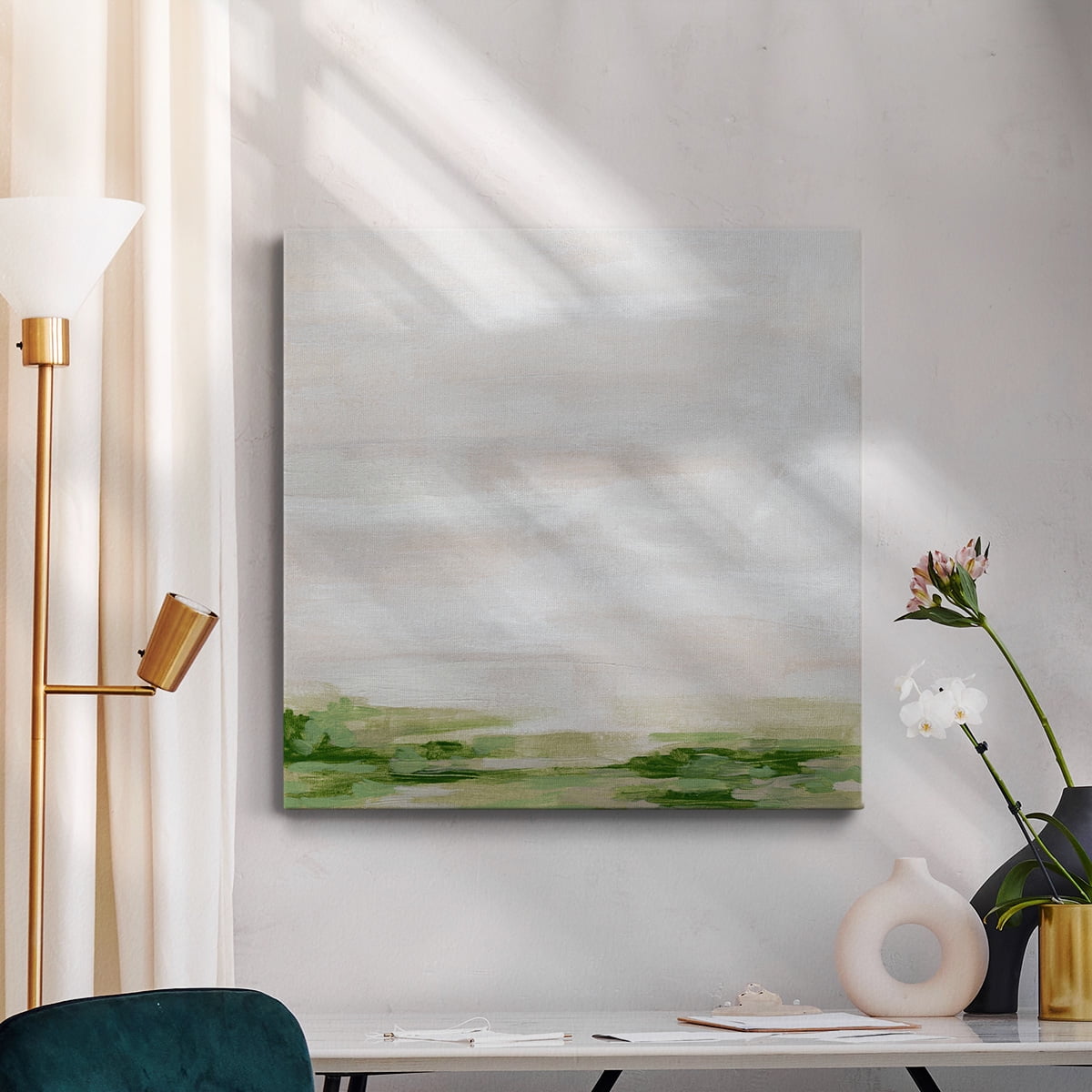 Wexford Home Marsh Horizon I-Premium Gallery Wrapped Canvas, 16" x 16" - Ready to Hang