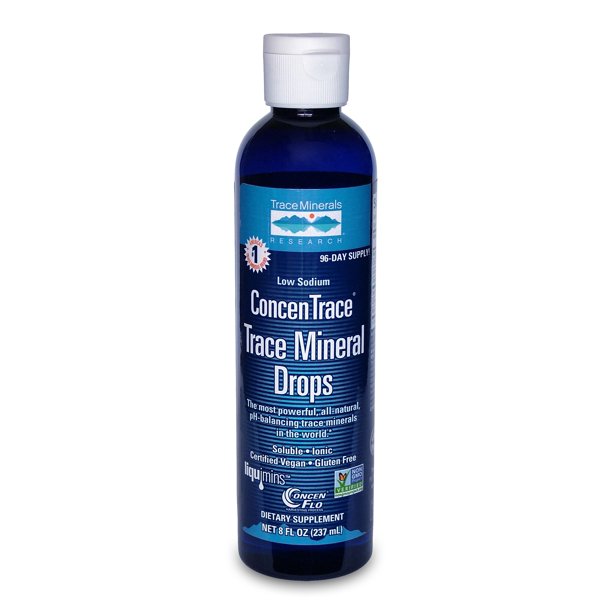 Trace Minerals ConcenTrace Trace Mineral Drops, 8 Oz