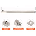 thumbnail image 3 of Shower Head with Extension Arm, High Pressure Square Stainless Steel Rainfall Full Body Coverage (16'' Shower with 20'' Arm, Brushed Nickel), 3 of 8