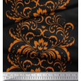 thumbnail image 2 of Soimoi Poly Georgette Fabric Ogee Damask Fabric Prints By Yard 42 Inch Wide, 2 of 5