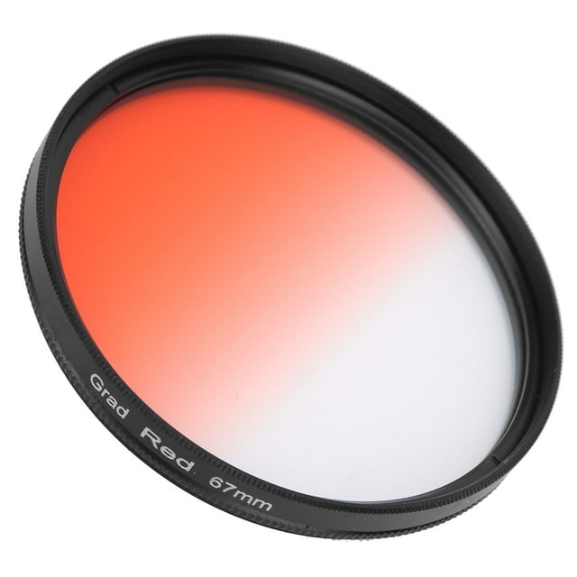 Camera Filter, 4 Colors Available Wide Application Scratch Graduated Lens Filter for for for Graduated Gray,Graduated Green,Graduated Red