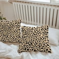 thumbnail image 5 of Leopard Texture Outdoor Pillow Covers Pack of 2 Wild Animal Camo Waterproof Throw Pillow Covers Decorative Cushion Cases for Patio Garden Tent Balcony Couch 16x16 inch, 5 of 8