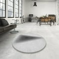 thumbnail image 3 of Ahgly Company Indoor Round Patterned Gunmetal Gray Area Rugs, 4' Round, 3 of 6