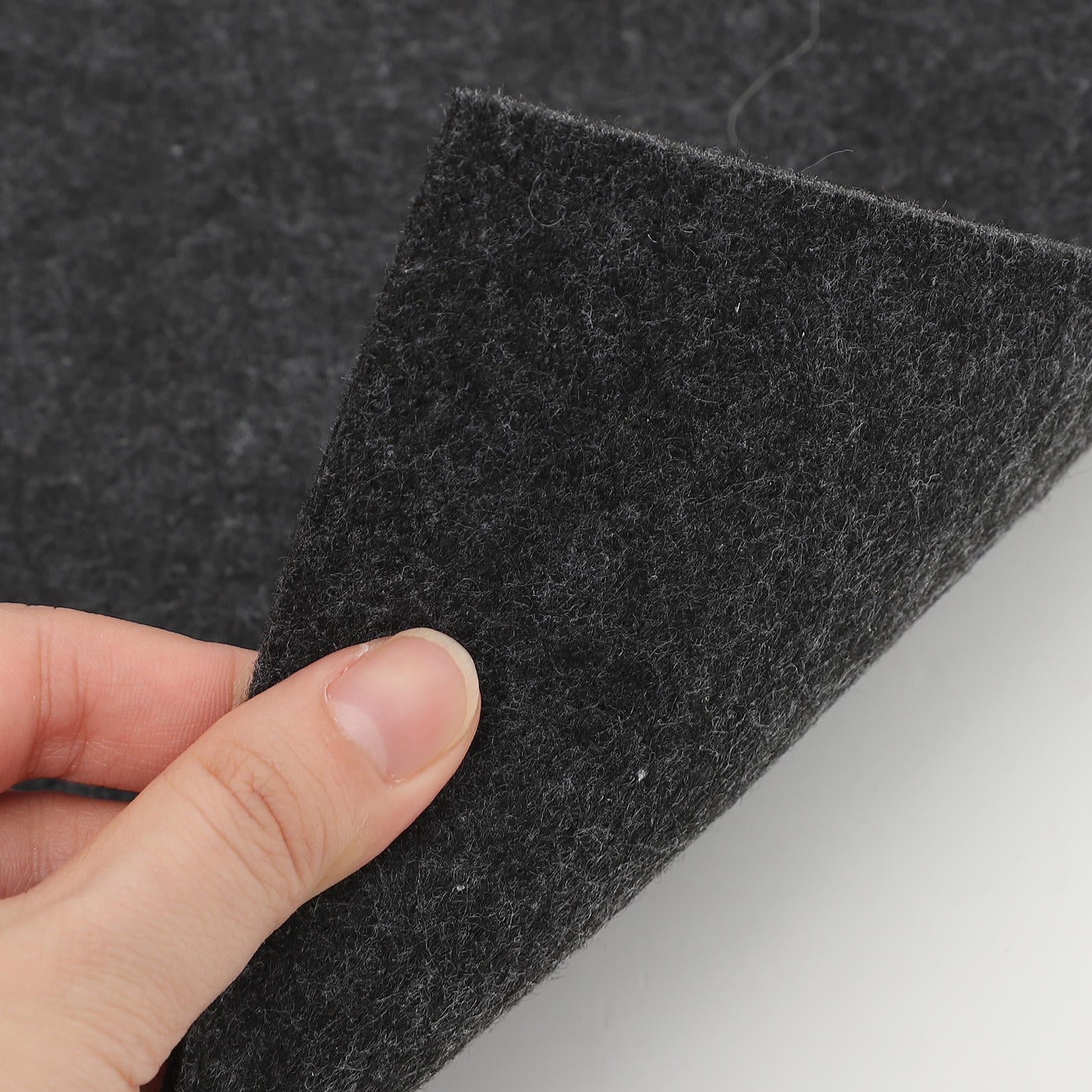 OUNONA Grey Non-Woven Felt Fabric 3mm Thick for Sewing, Quilting, Crafts, Projects and Uses
