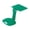 Green, variant on ECR4Kids The Surf Folding Portable Lap Desk, Flexible Seating, Sage