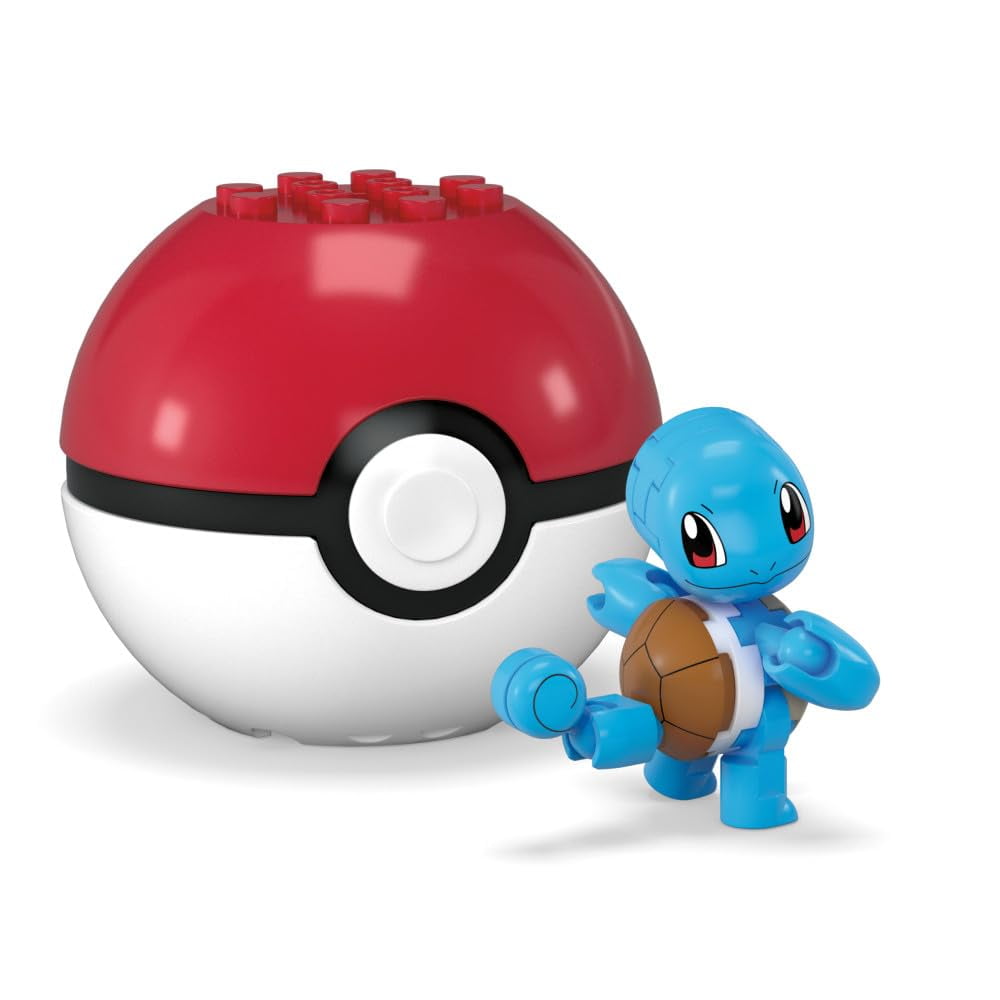 MEGA Pokémon Set Squirtle Palla - Giocattolo Costruibile 16 Pezzi Per Bambini 6+ Anni - 5