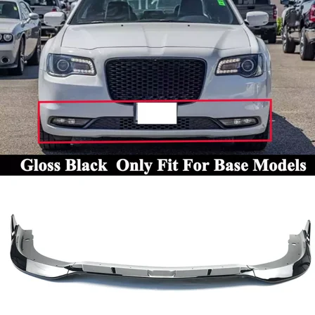 For Chrysler 300 C S Limited Touring 2015-2023 Base Model Front Bumper Lip Splitter
