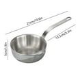 thumbnail image 3 of Mlkoz Kitchen & Dining, Stainless Steel Frying Pan Small Pan Nonstick Frying Pan Skillet Non Stick Fry Pan Omelet Pans Outdoor Camping Small Frying Pan, Birthday Gifts, 3 of 6
