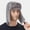Gray, variant on ZOYOEN Mens Winter Hats with Ear Flaps- Warm Casual Knit Ski Cap Aviator Hats Black Size Free Size