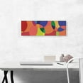 thumbnail image 2 of ARTCANVAS Mid-Century Modern Circles Galore Canvas Art Print - Size: 36" x 12" (0.75" Deep), 2 of 9