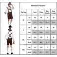 thumbnail image 5 of Men Oktoberfest Party Costume German Bavarian Beer Guy Lederhosen Traditional Fancy Dress, 5 of 5
