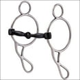 thumbnail image 3 of Hilason Stainless Steel Wonder Gag Horse Bit Sweet Iron Snaffle Mouth, 3 of 4