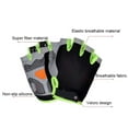 thumbnail image 5 of Cycling Half Finger Gloves Simple Black S - Cycling Gloves Half Finger Men's and Women's Fitness Gloves for Cycling Breathability Anti Yoga Equipment Anti Cocooning Wrist Thickened, 5 of 7