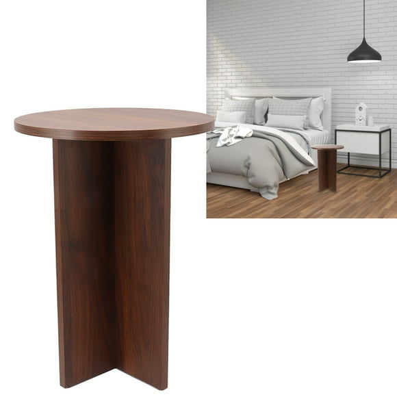 Coffee Table, Fashionable Small Wooden Table Round Practical Multifunctional for Placing Snacks for Bedroom