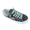 thumbnail image 4 of Gypsy Jazz Womens Cosmic 2 Glitter Star Fashion Sneaker (Tan Leopard, 8), 4 of 5