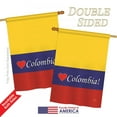 thumbnail image 3 of Breeze Decor 08161 Colombia 2-Sided Vertical Impression House Flag - 28 x 40 in., 3 of 4