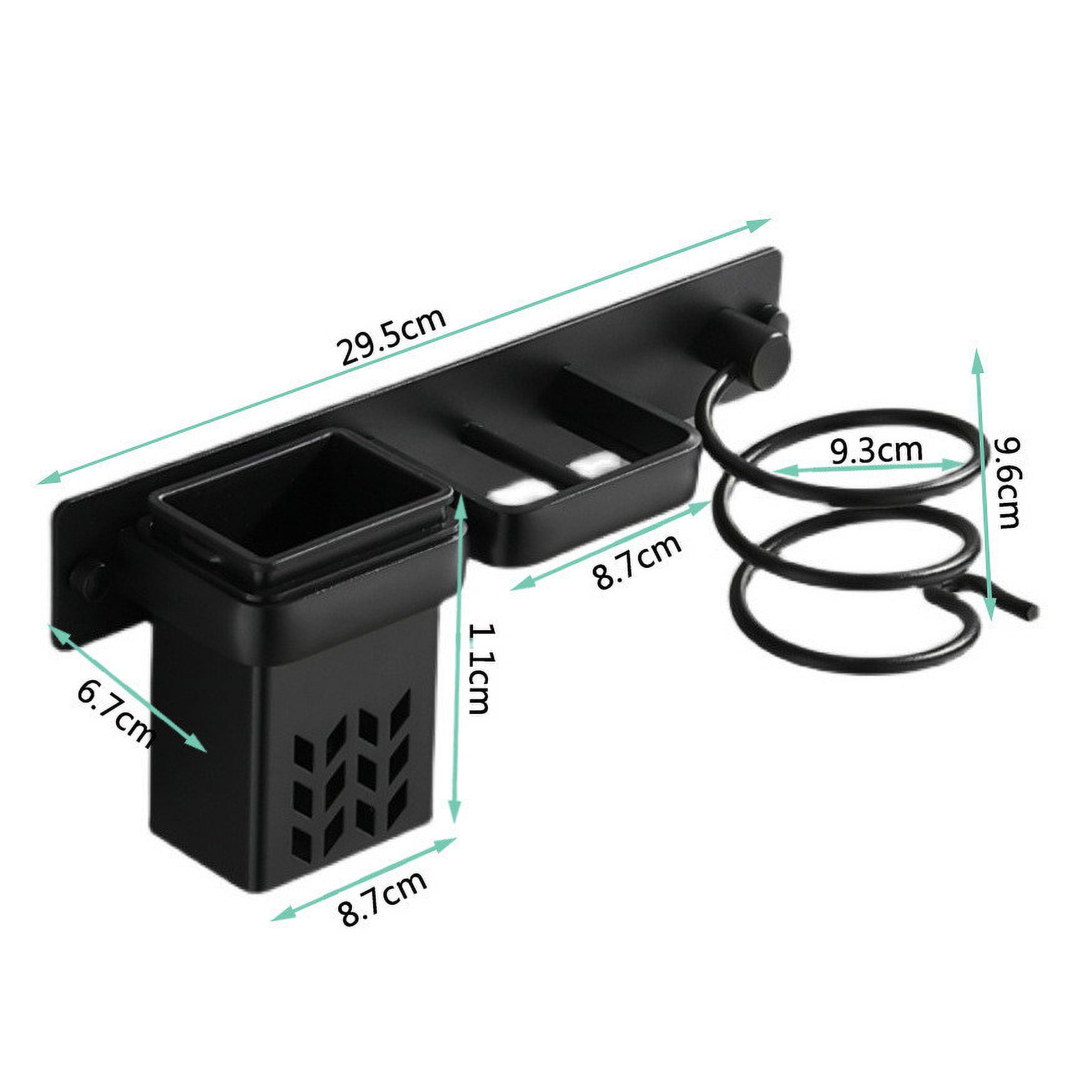 Multifunctional Hair Dryer Holder Leaf Type Hair Straightener Holder Hair Straightener Holder for Organizing Hair Dryer Bathroom Tool Holder