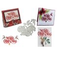 thumbnail image 1 of Matrices de corte de metal Annchaos Merry Christmas 10x8 cm, 1 of 7