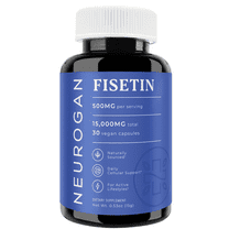Fisetin Supplement - 30 Vegan Capsules, Senolytic Supplements 500MG per Serving - Made & 3rd Party Tested in USA - Senolytic Activator, Plant Polyphenol Similar to Apigenin, Luteolin, Quercetin
