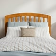 thumbnail image 6 of AFI Quincy Twin XL Solid Wood Low Profile Platform Bed, Light Toffee, 6 of 12