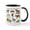White/Black Inside, variant on CafePress - Wildcats Of North America Mug - 11 oz Ceramic Mug - Novelty Coffee Tea Cup