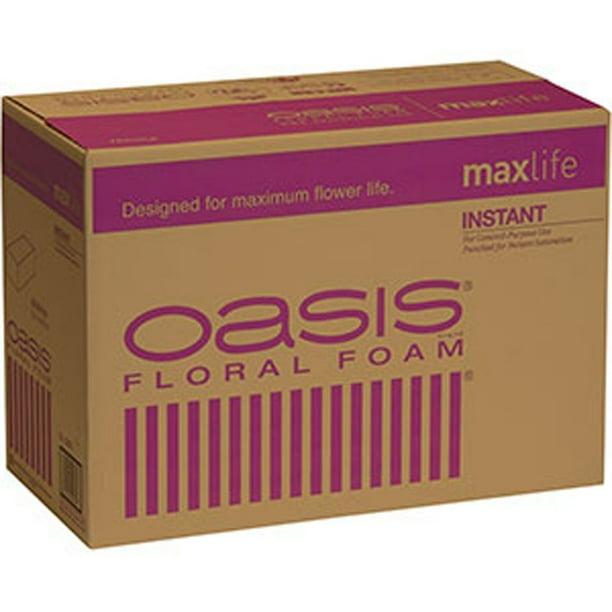 Oasis Instant Standard Floral Foam Bricks Case of 48 Maxlife Floral
