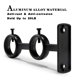 thumbnail image 5 of Curtain Rod Bracket, 12Pcs Double Curtain Rod Holder, Double Rod Brackets Hooks for Living Room Bedroom Curtain Rods, 5 of 5