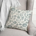 thumbnail image 3 of Creative Products Blue Multi Shell on White 18 x 18 Spun Poly Pillow, 3 of 3