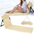 thumbnail image 1 of Oxford Cloth Camping Floor Chair With Incline Function Waterproof Beach Floor Chair Scratch Resistant Folding Floor Chair for Fishing Barbecues Hiking, 1 of 10