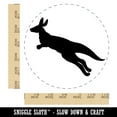 thumbnail image 2 of Kangaroo Jumping Solid Self-Inking Rubber Stamp Ink Stamper - Red Ink - Large 1-1/2 Inch, 2 of 7