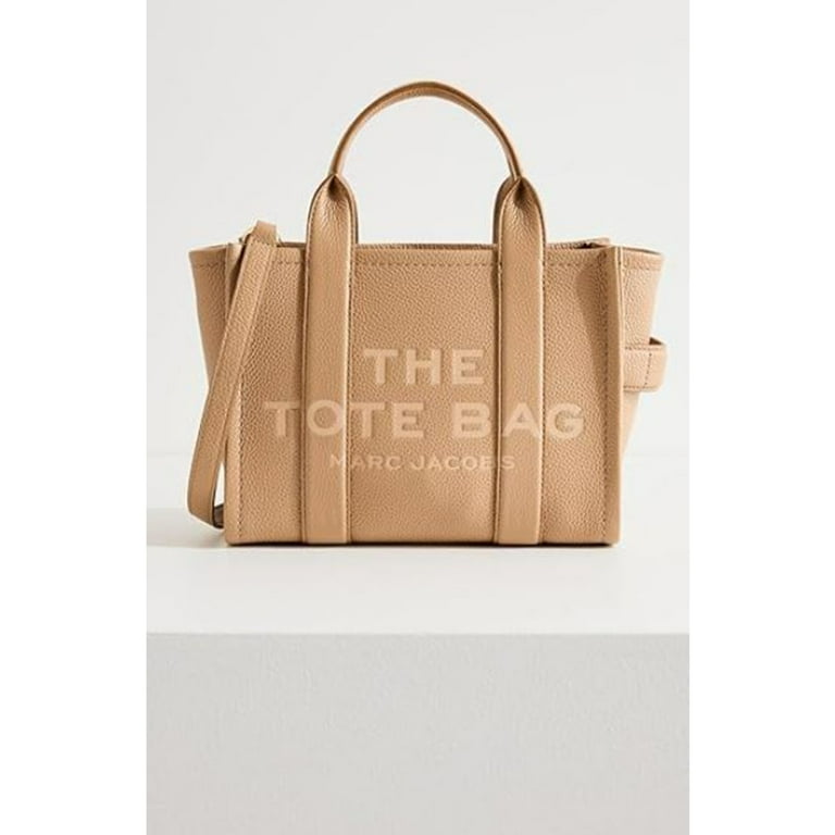 Marc Jacobs The Leather Small Tote Bag - Camel/Tan - Walmart.com