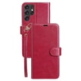 thumbnail image 1 of Case For Samsung Galaxy S26 Ultra/S26 Plus/S26, PU Leather Cover With Card Insertion Kickstand Wristlet Shell, 1 of 5