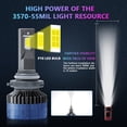 thumbnail image 3 of P10 9005/HB3 LED Headlight Bulbs IP68 Waterproof Car LED Headlight Bulbs 6000K 300W 36000LM Bright, 3 of 8