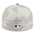 thumbnail image 4 of Men's New Era Light Beige/Olive Toronto Blue Jays 2025 Armed Forces Day Low Profile 59FIFTY Fitted Hat, 4 of 5