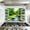 Color 2, variant on Kitchen Backsplash Peel and Stick Wall Murals Window View Tropical Island Beach Paradise Vacation Wilderness Removable Mural 35.4"W x 23.6"H, Oil Proof Vinyl Wallpaper for Fireplace & Behind Stove