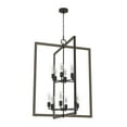 thumbnail image 2 of Hunter - Woodburn 12-light Noble Bronze, Extra Large Pendant Light, Dimmable, Modern Style, Rectangle Shaped, for Bedrooms, Dining, Living Rooms - 19860, 2 of 6