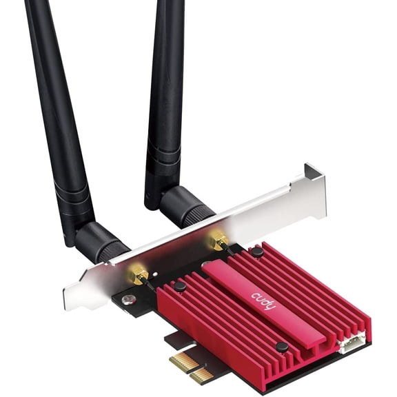 Cudy WiFi 7 BE9300 PCIe WiFi Card for PC, Tri-Band 2.4GHz 5GHz 6GHz Wireless Adapter,Bluetooth 5.4, WPA3, Easy Installation, WE9300