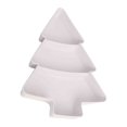 thumbnail image 2 of Plastic Fruit Tray, Christmas Tree Serving Platter, High Gloss White, for Holiday Parties and Family Gatherings, Living Room Dining Decor, by FAJHHA, 2 of 8