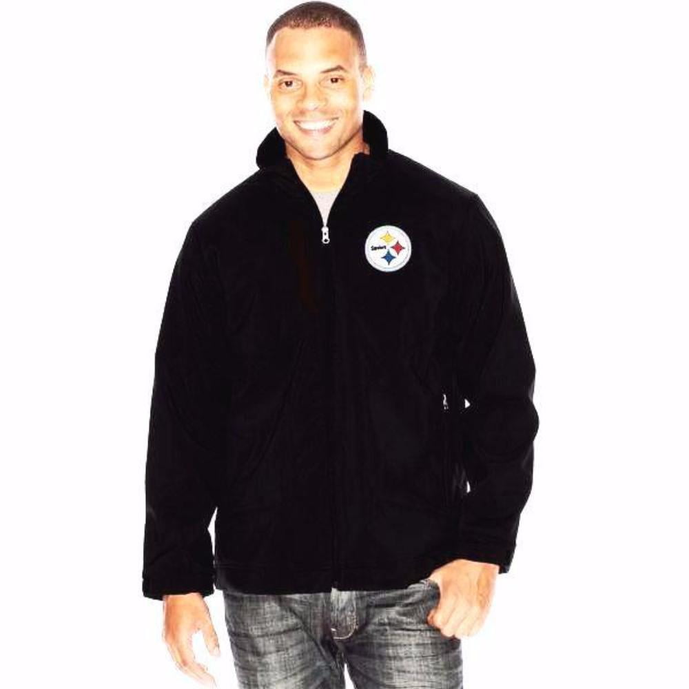 Pittsburgh Steelers Full-Zip Soft Shell Track Jacket by G-III Sports