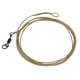 thumbnail image 2 of Pesca segura 1m anillo líder giratorio núcleo de fluorocarbono con giratorio (color marrón con Q-swivel), 2 of 8