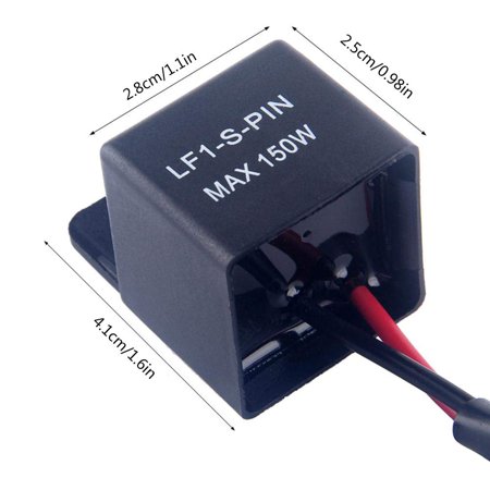 Flasher Relay 2 pin 12V Motorcycle Universal LED Turn Indicator Light