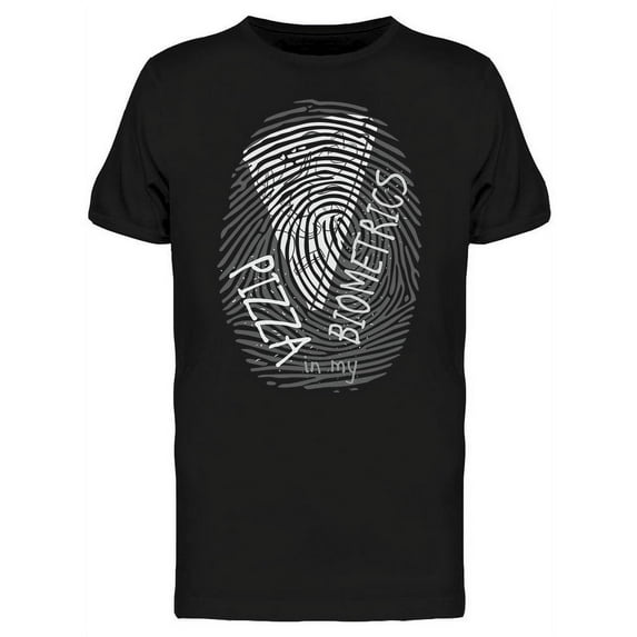 Pizza In My Biometrics T-Shirt Men -Image by Shutterstock, Male XX-Large