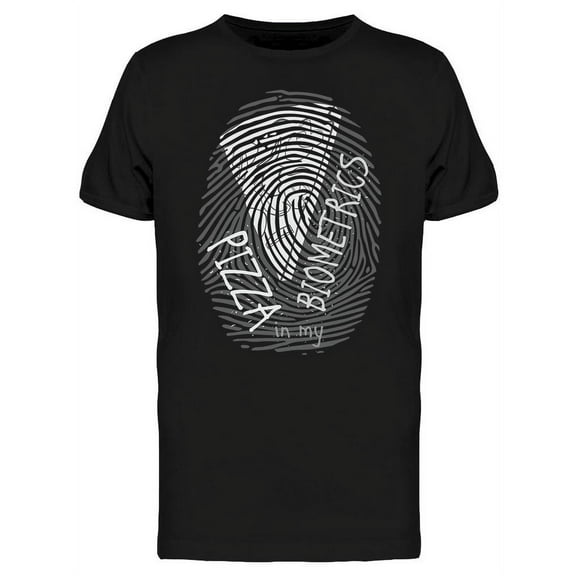 Pizza In My Biometrics T-Shirt Men -Image by Shutterstock, Male Small