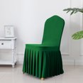 thumbnail image 2 of Funda para silla de banquete, elástica, gruesa, plisada, para comedor, para bodas, hoteles, faldas de hotel, tela para hotel, 2 of 5