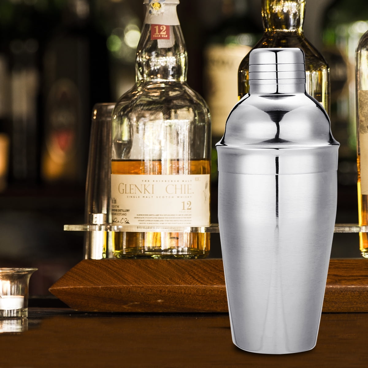 12Pcs 350/550/750ML Cocktail Shaker Maker Mixer Martini Spirit Bar