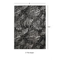 thumbnail image 4 of Linon Miso Simone Polypropylene 8'x10'4" Rug in Gray and Black, 4 of 4