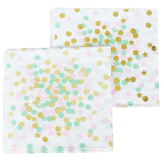 Masteelf 20 Pcs Paper Napkins Decorative Star Tissue Wedding Tissues