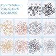 thumbnail image 5 of About 300Pcs 5 Colors Stainless Steel Jump Rings Open Jump Rings Metal Rings Open Connector Rings for Bracelet Neckless Jewelry Making Inner Diameter 2.8~4.6mm, 5 of 7
